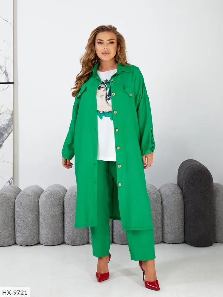 Костюм тройка HX-4695 Фабрика Моды