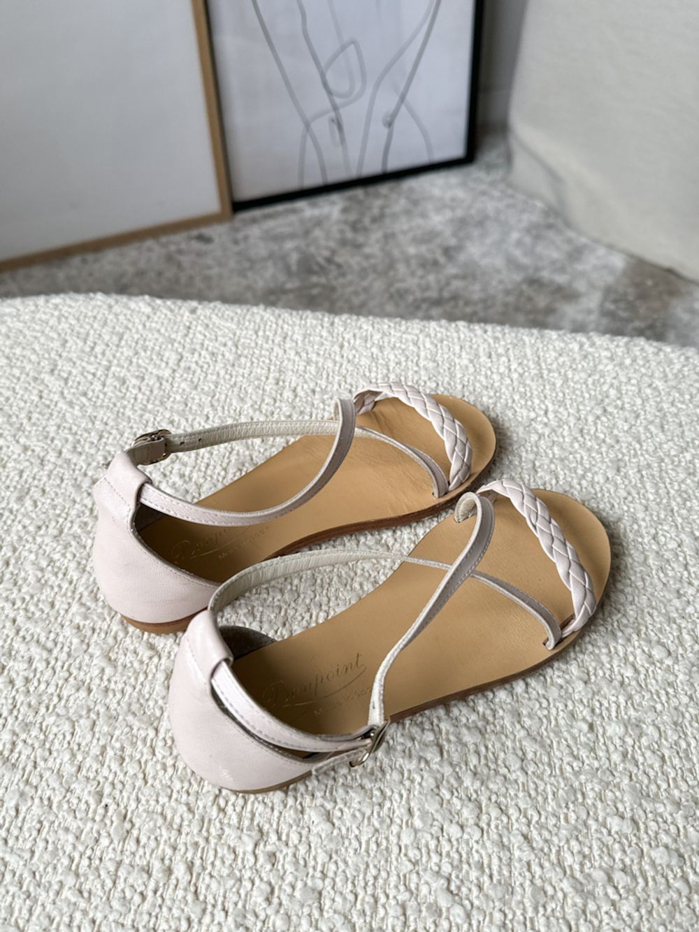 Кожаные босоножки Bonpoint, 31,5