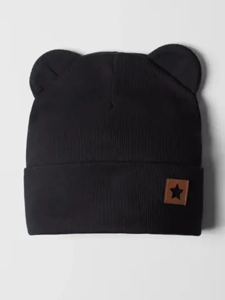 Шапка детская на осень с ушками