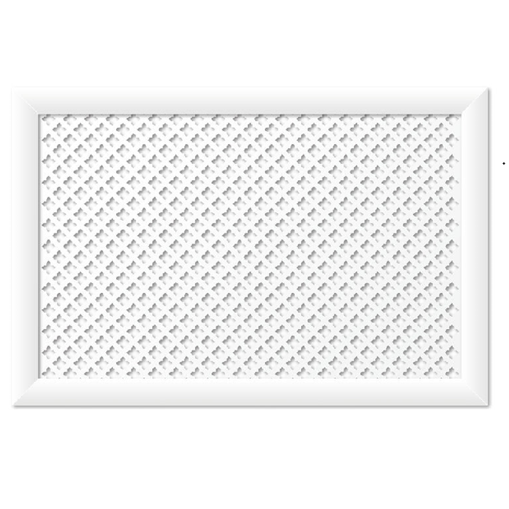 Решетка радиаторная Стильный дом Готико V545967 900х600 мм белая