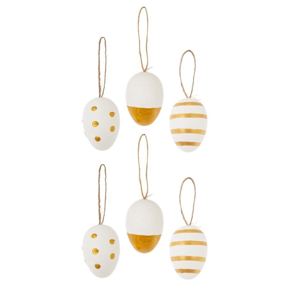 GAEM Набор из 6-ти изделий декоративных подвесных "Яйцо" (4*6), L14 W12 H5 см
