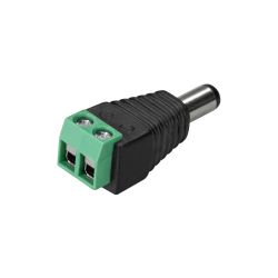 Коннектор Terminal-MONO-2pin-M (Jack 5.5) (Arlight, Пластик) 019218(1)