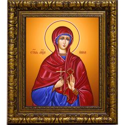 Инна святая мученица. Икона на холсте.