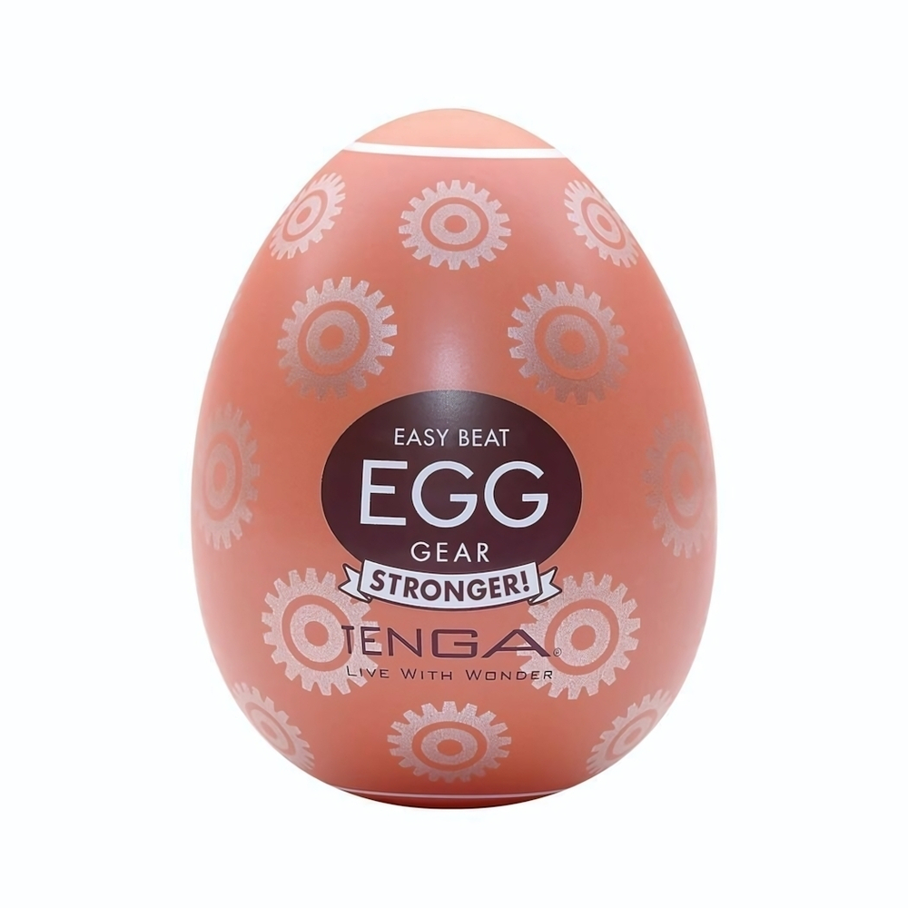 Мастурбатор-яйцо Tenga Egg Gear (Цвет: оранжевый)