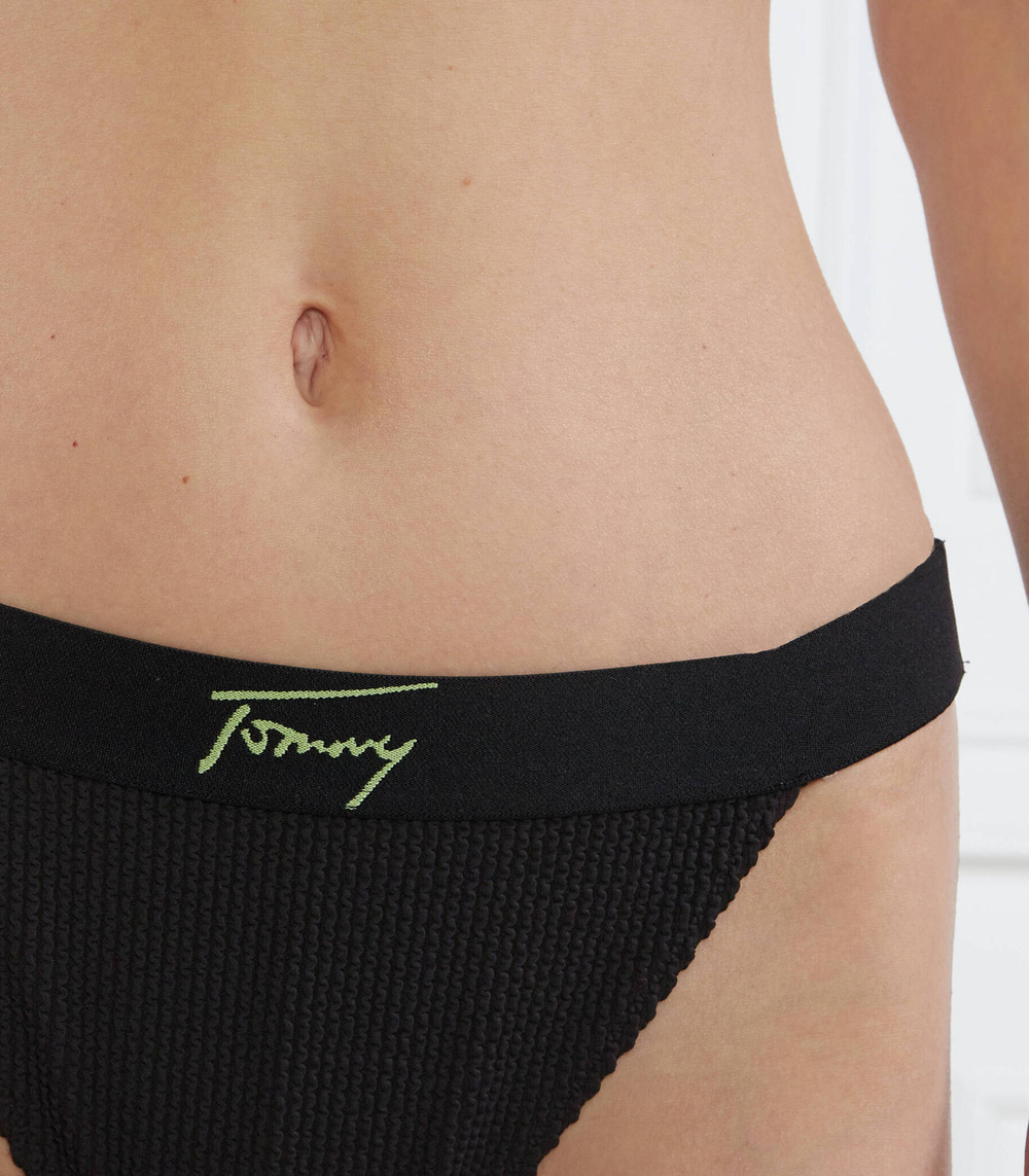 Трусики бикини HIGH LEG CHEEKY Tommy Hilfiger - черный(UW0UW04491)