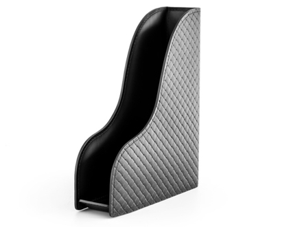 Лоток вертикальный для А4 Рельеф Black/черный