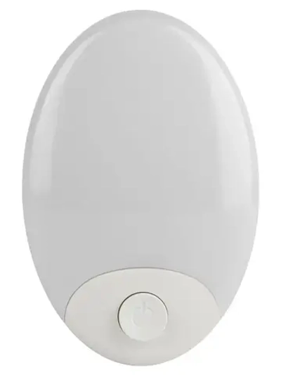 Ночник - светильник светодиодный ЭРА NN-623-SW-W в розетку с выключателем белый