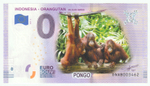Indonesia, 0 Euro - Orangutan (Color), 2019, UNC
