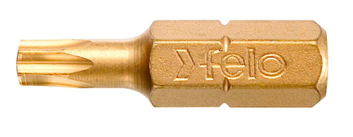 Felo Бита серия TiN TX25х25, 100 шт 02625077