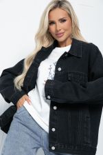Жакет джинсовый Оклахома (черный) Б11268 LT Collection