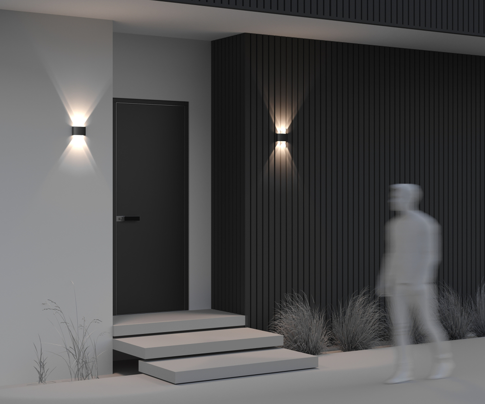 Уличный настенный светодиодный светильник Maytoni Strato O417WL-L4B3K