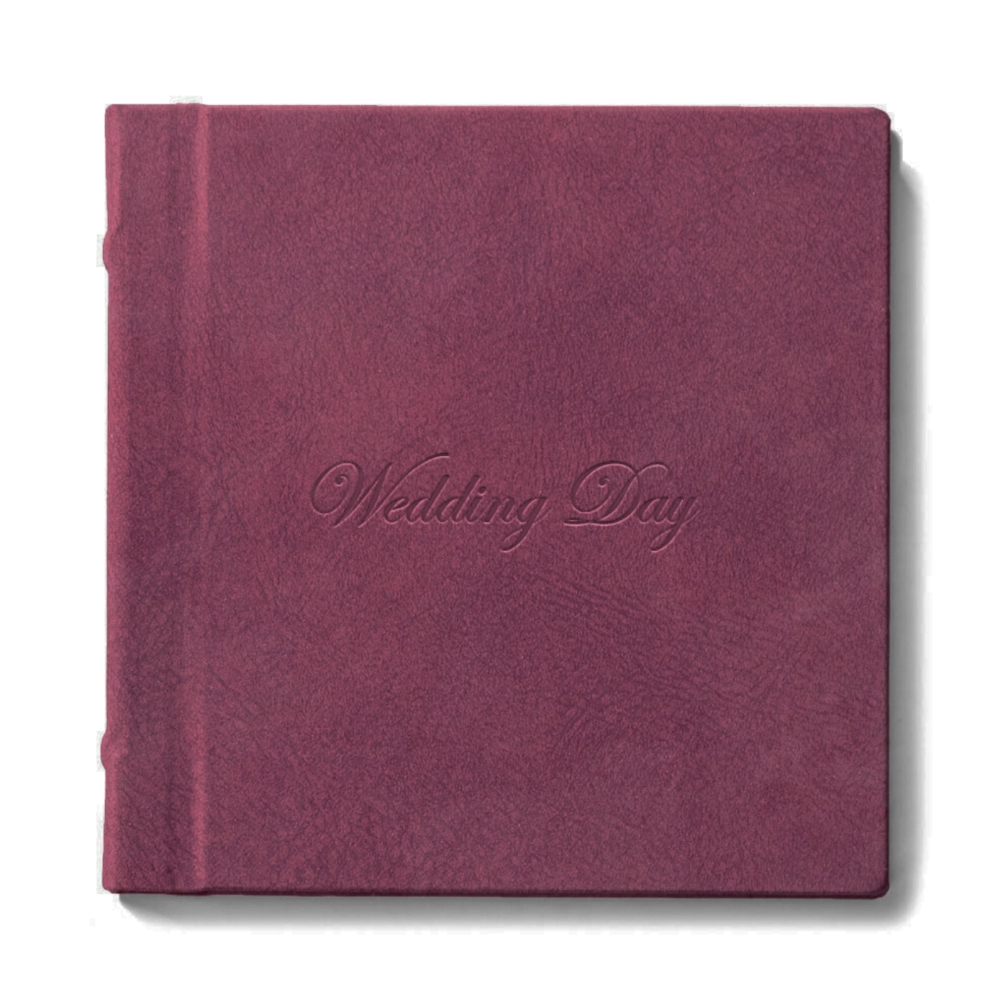 Photobook 15х15 eco-leather "Rosso"