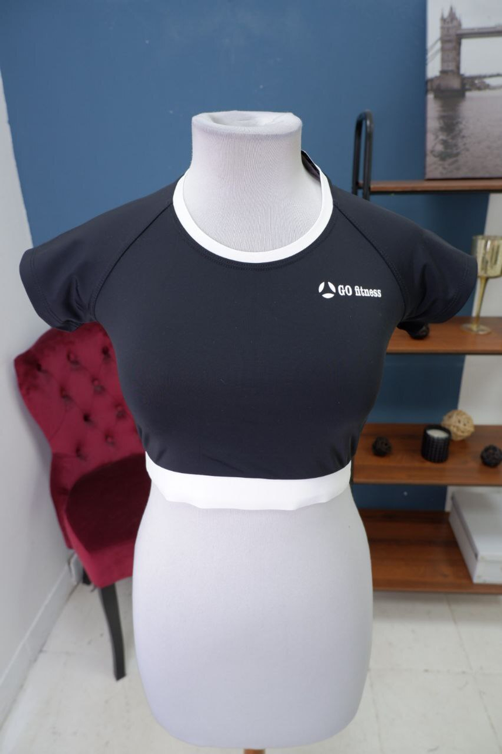 Топ Go fitness черный 38-40 размер, новый