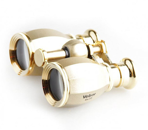 Бинокль Veber БГЦ 4x30 А03  шампань/золото с фокусировкой