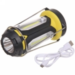 Фонарь туристический, 6 режимов, 1XPE+3COB, аккумуляторная батарея 1200mAh, 7*14.5см, USB 8801