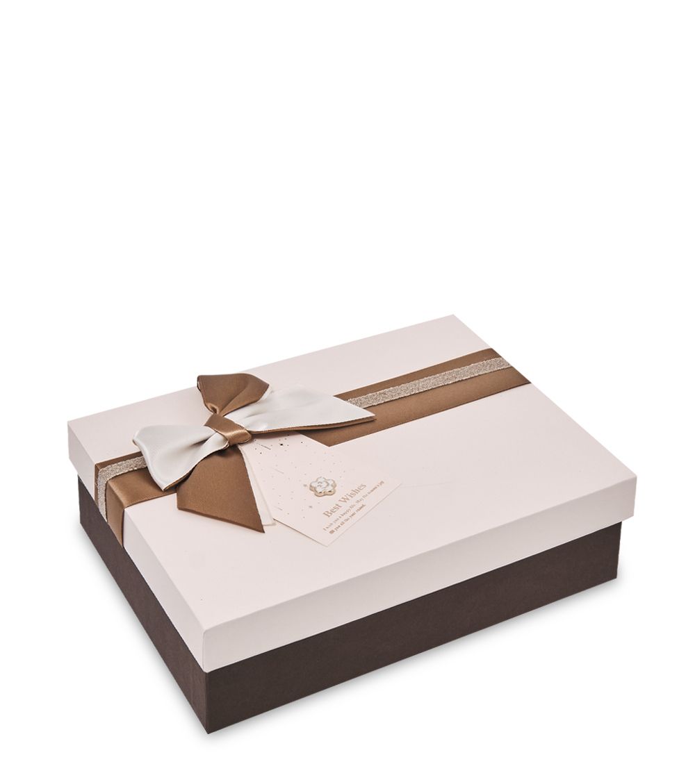 WF-173/1-B Коробка мал., молочный/коричневый