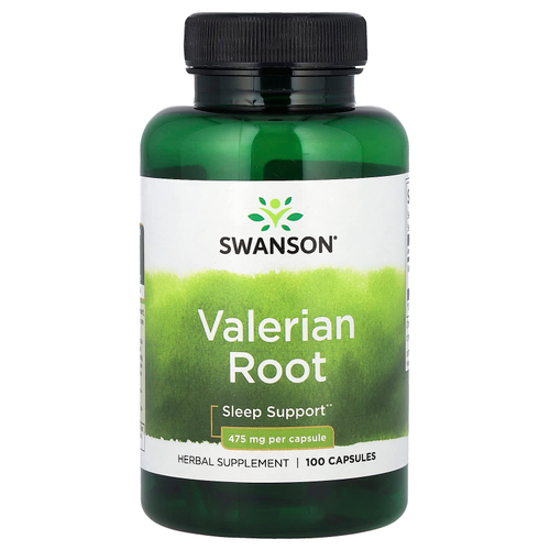 Swanson Vitamins, Корень валерианы, 475 мг, 100 капсул