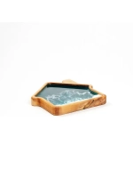 Менажница для подачи с эпоксидной смолой