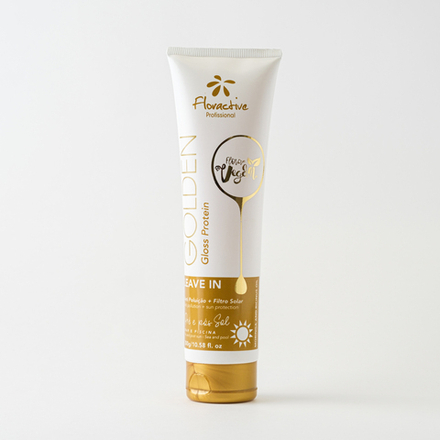 Floractive, Flora Vegan несмываемое средство GOLDEN GLOSS PROTEIN LEAVE-IN 300 мл