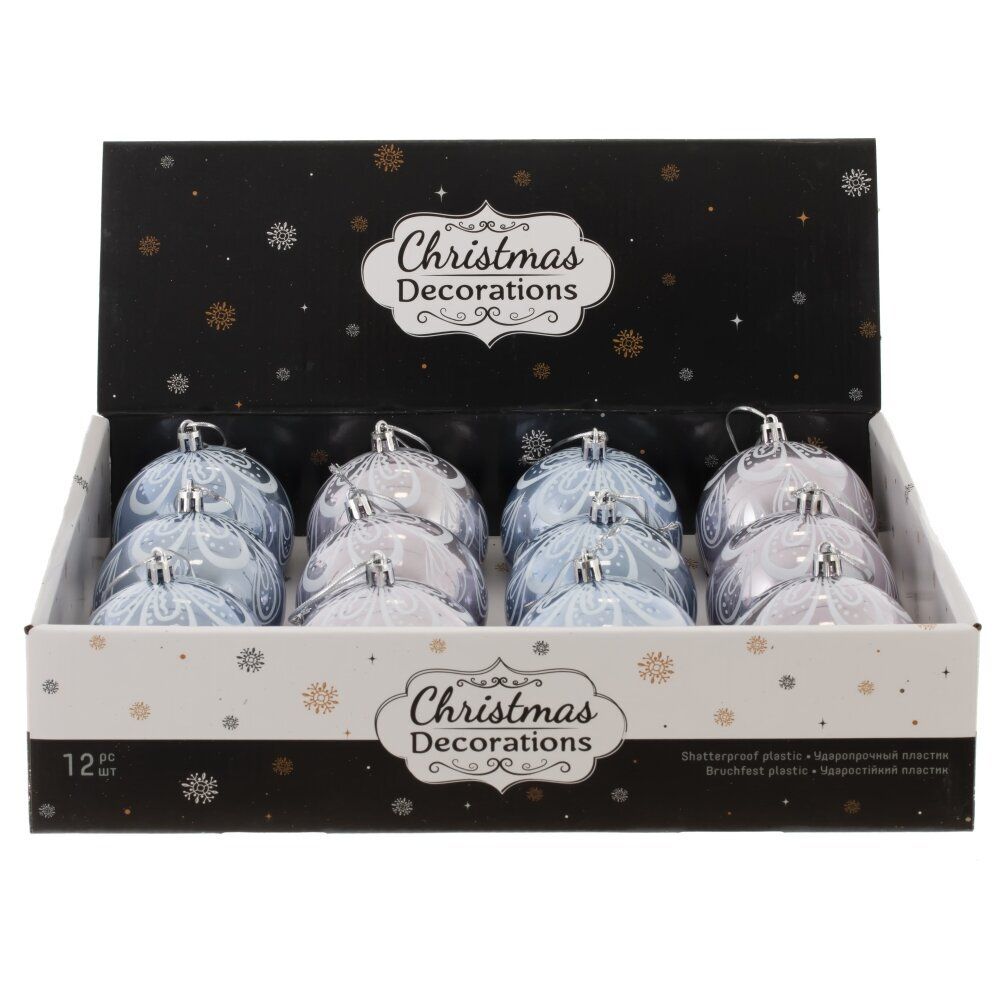 GAEM Набор из 12 шт: Украшение новогоднее "Шар", L35 W27 H9 см