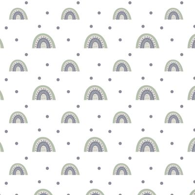 бохо радуги с точками