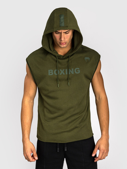 Худи без рукавов Venum Boxing VT Military Green