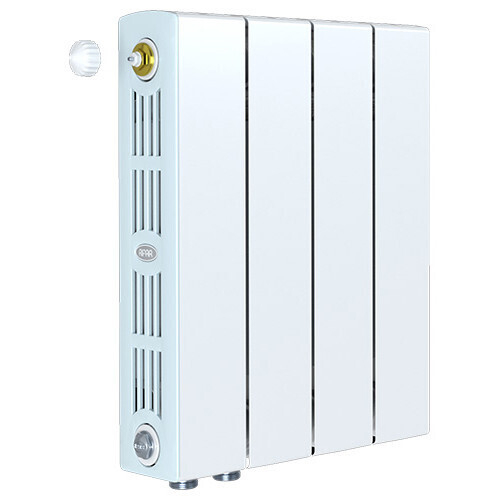 Радиатор биметаллический монолитный секционный с нижним подключением RIFAR SUPReMO VENTIL 350/90