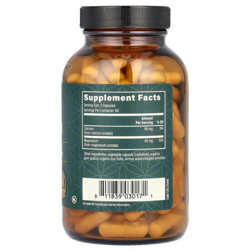 Global Healing, кальций и магний, 120 капсул
