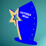 Акриловый приз Звезда 150-175-103
