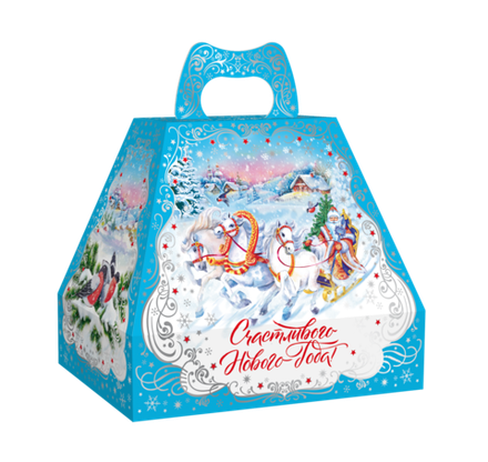 Упаковка Пирамида голубая 800гр