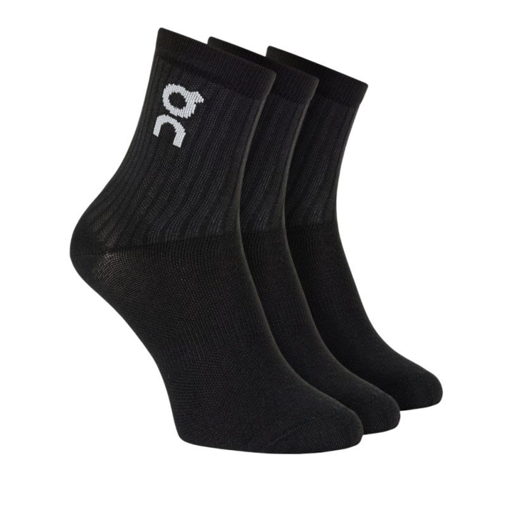 Теннисные носки On Logo High 3P - черный