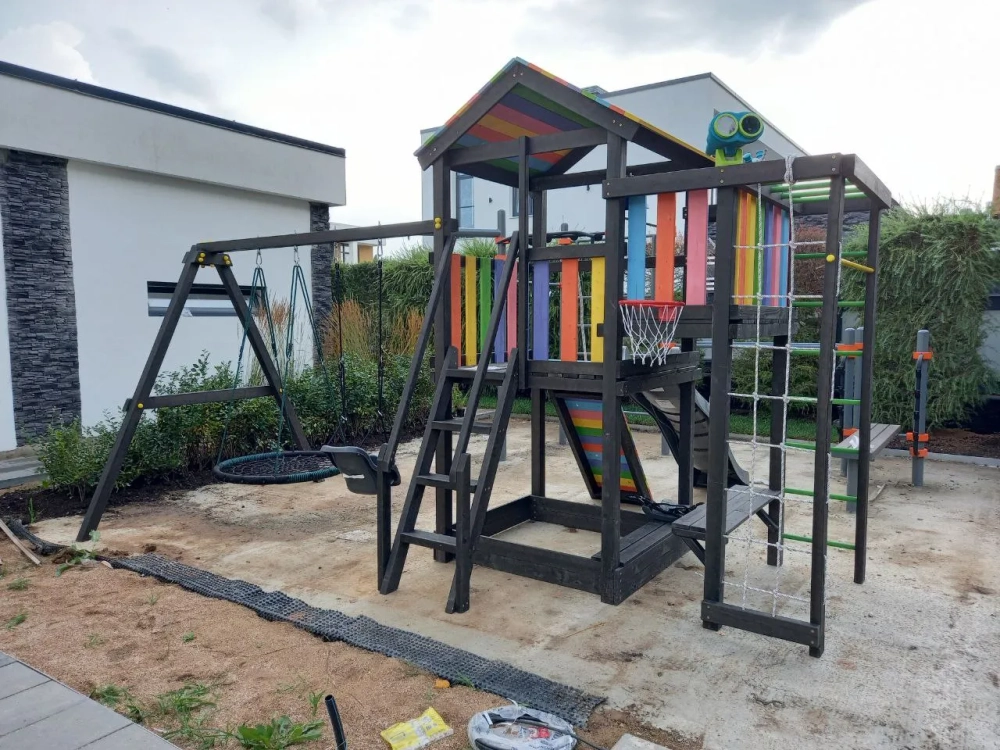 Детская площадка Савушка 5 (BLACK EDITION)