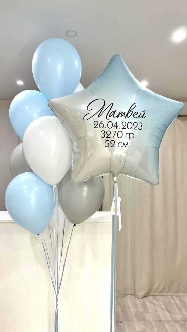 Шары на выписку №127