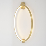 Настенный светодиодный светильник Crystal Lux REAL AP26W LED BRASS