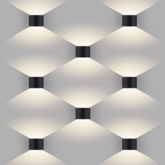 Уличный настенный светодиодный светильник Elektrostandard 1518 Techno LED Blade черный a038828