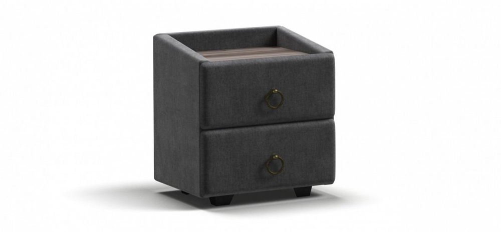 Тумба BOSS CLASSIC Monolit серый, Вяз каменный