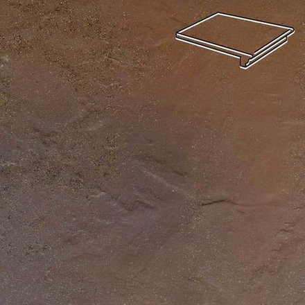 Paradyz Semir Beige - Ступень простая с капиносом структурная 330x300x11