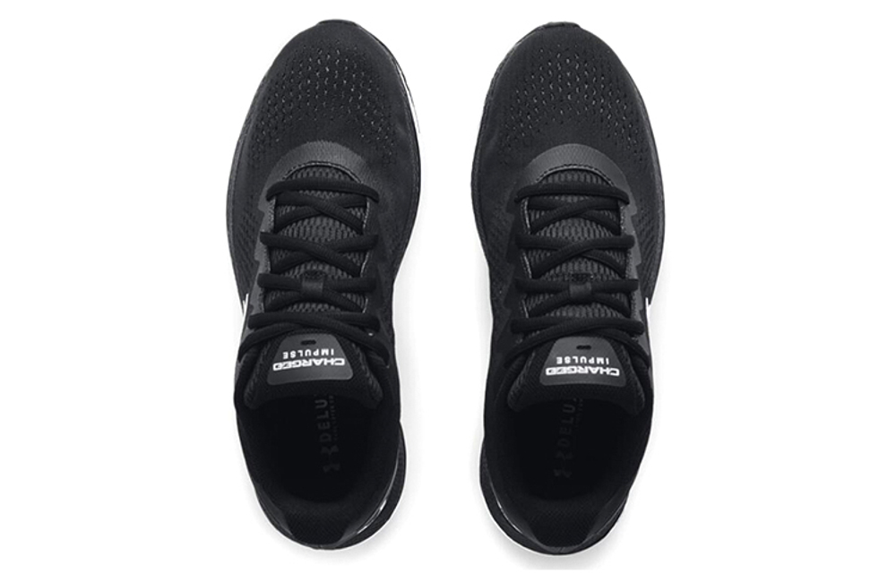 Under Armour Charged Impulse 2 Running comfortable all-match mesh anti-slip, wear-resistant, breathable, low-cut casual running shoes men's black