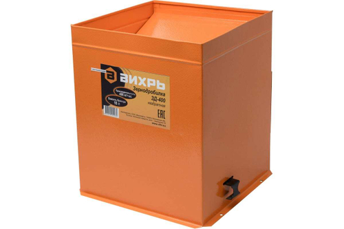 ЗЕРНОДРОБИЛКА КВАДРАТНАЯ ВИХРЬ ЗД-400 74/2/2
