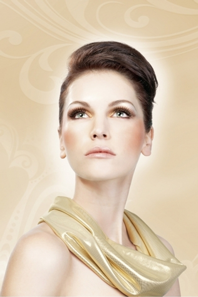 Черные ресницы с двумя уровнями длины (Цвет: черный)