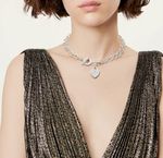 Колье из серебра с бриллиантом, Tiffany💝 с сердцем, return to T&CO✨exclusive✨