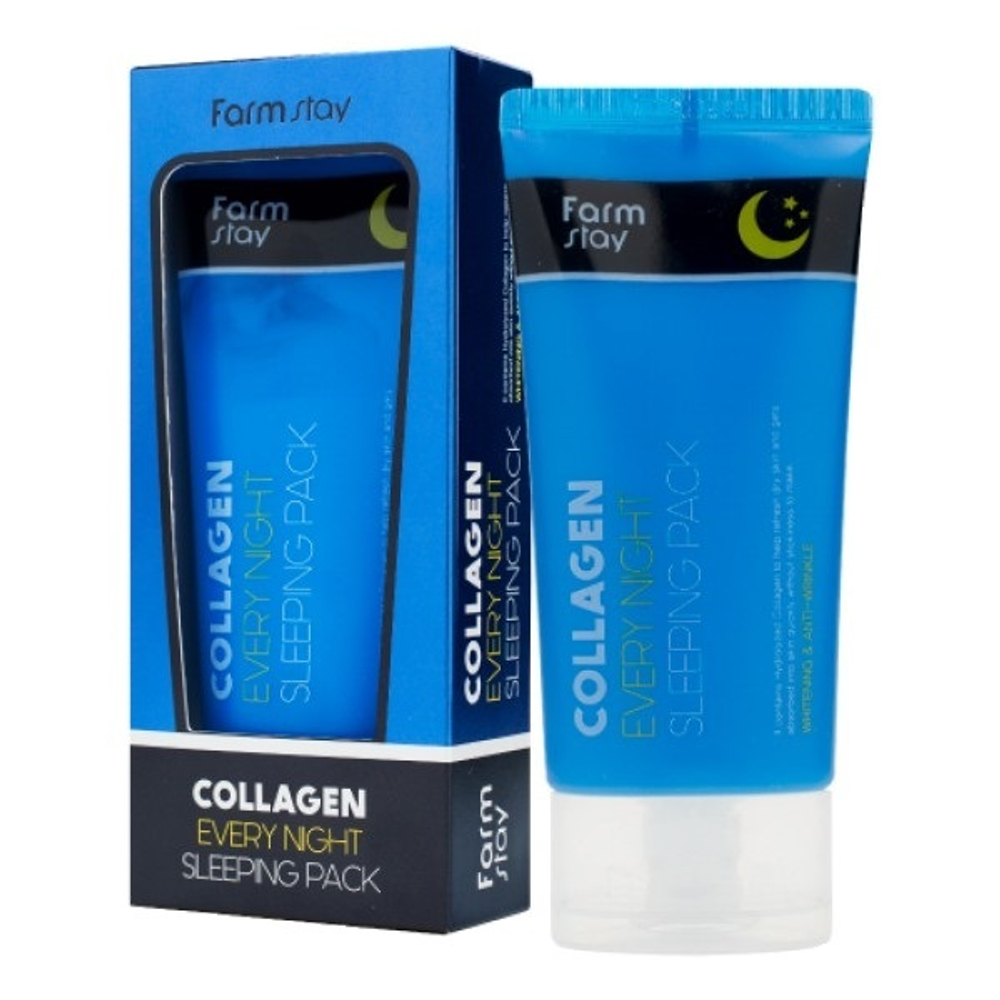 Маска ночная с коллагеном FarmStay Collagen Every Night Sleeping Pack
