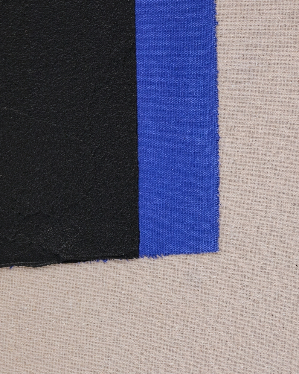 Zernu Абстрактная картина с синими и чёрными вертикальными линиями 42 x 65 см