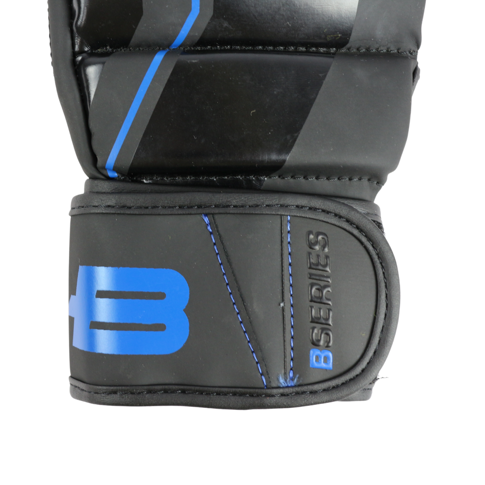 Перчатки для ММА Boybo B-series, черно-синии