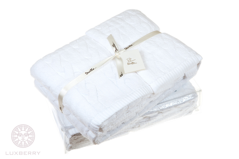 Полотенце 100х150 Luxberry Imperio белое