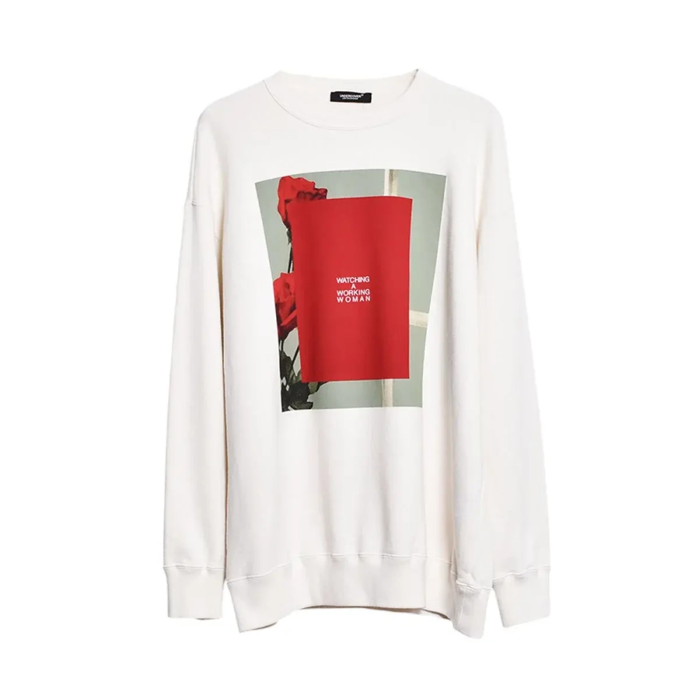 UNDERCOVER ЛОНГСЛИВ БЕЖЕВЫЙ W.A.W.W FLOWER