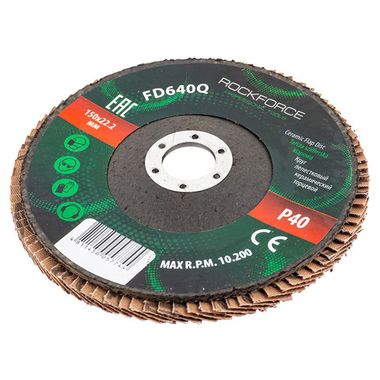 Круг лепестковый керамический торцевой RockForce RF-FD640Q