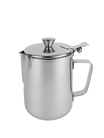 Молочник с крышкой 600 мл. из нержавеющей стали Kamille KM 4386