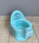 Горшок детский музыкальный "ЭКО Слоник" бирюзовый