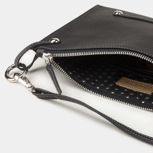 Женская сумка Julie Easy из натуральной кожи теленка черного цвета